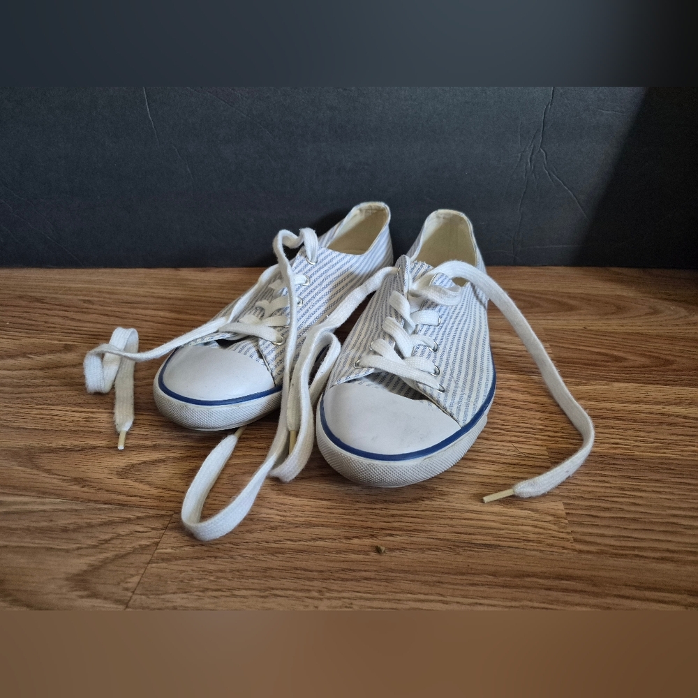 Lauren Ralph Lauren Blue Striped Women's Shoes